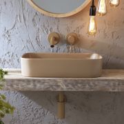 Milano Elements - Rectangular Countertop Basin - 505mm x 370mm (No Tap-Holes) - Choice of Finish