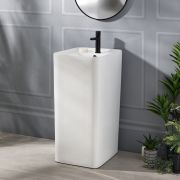 Milano Elswick - Modern Freestanding Basin - 405mm x 500mm (1 Tap Hole)