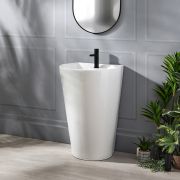 Milano Axton - Modern Freestanding Basin - 535mm x 480mm (1 Tap Hole)