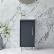 Milano Edge - Modern Vanity Unit with Basin - Choice of Size, Finish and Handles