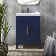 Milano Aston - 600mm Traditional Vanity Unit with Basin - Choice of Finish and Handles