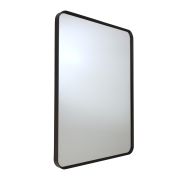 Milano Arne - Black Modern Wall Hung Mirror - 600mm x 800mm