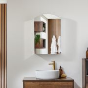 Milano Raya - Modern Mirrored Cabinet - 500mm x 750mm