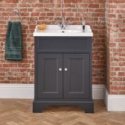 Milano Thornton - 635mm Traditional Vanity Unit with Basin - Choice of Finish and Handles