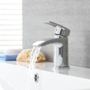 Milano Razor - Modern Mono Basin Mixer Tap - Chrome
