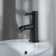 Milano Nero - Modern Mono Bidet Mixer Tap - Black