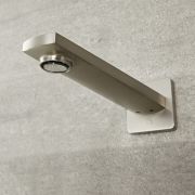 Milano Hunston - Wall Mounted Basin or Bath Spout - Brushed Nickel