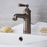 Milano Charleston - Traditional Mono Basin Mixer Tap - Oil Rubbed Bronze