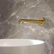 Milano Otto - Modern Wall Mounted Basin or Bath Spout - Choice of Finish