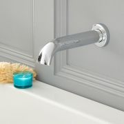 Milano Elizabeth - Traditional Wall Mounted Bath Spout - Chrome