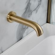 Milano Elizabeth - Traditional Wall Mounted Bath Spout - Brushed Brass