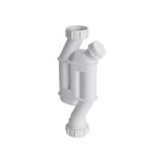 Cranplas - 1-1/4" Plastic Straight Through Trap