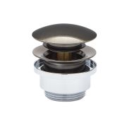 Milano - Universal Push Button Basin Waste - Aged Gold