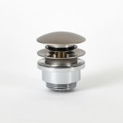 Milano - Universal Push Button Basin Waste - Brushed Nickel