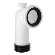 Cranplas - 90 Degree Bent Pan Connector with 32mm Outlet