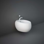 RAK Cloud - Matt White Modern Wall Hung Bidet