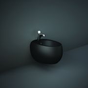 RAK Cloud - Matt Black Modern Wall Hung Bidet