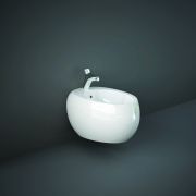 RAK Cloud - Gloss White Modern Wall Hung Bidet