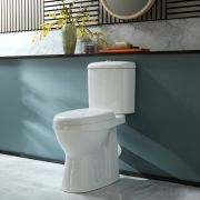 Milano Select - White Modern High Rise Disabled Doc M WC Toilet and Cistern