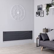 Milano Aruba - Anthracite Horizontal Designer Radiator - 472mm x 1600mm (Single Panel)