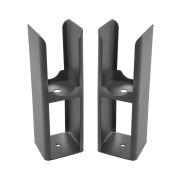 Milano Alpha - Anthracite Floor-Mounting Feet for Alpha Flat Panel Designer Radiators