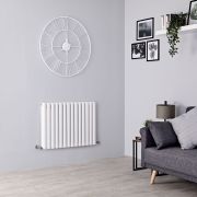Milano Aruba - White Horizontal Designer Radiator - Choice Of Height & Width
