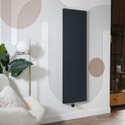 Milano x ECOSO Ria - Wi-Fi Electric 1800mm Flat Panel Vertical Designer Radiator - Choice of Size, Finish and Plug-In and Hardwired Options