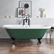 Milano Legend - Traditional Roll Top Freestanding Bath - 1795mm x 785mm - Choice of Bath Colour and Feet Finish