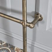 Milano Elizabeth - Traditional Dark Brushed Brass Heating Element Cable Masking Cover