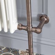 Milano - Brushed Bronze Heating Element Cable Masking Cover