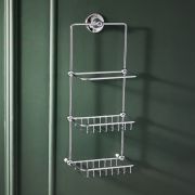 Milano Elizabeth - Traditional Wall Hung Shower Tidy - Chrome