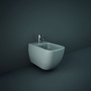 RAK Feeling - Matt Grey Square Wall Hung Bidet