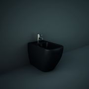 RAK Feeling - Matt Black Square Back to Wall Bidet