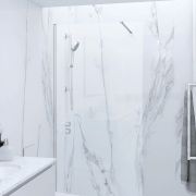 RAK Feeling - Chrome Wet Room Shower Enclosure - Choice of Glass Size
