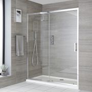 Milano Portland - Sliding Shower Door with Tray - Choice of Sizes