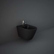 RAK Feeling - Matt Black Modern Wall Hung Bidet