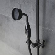 Milano Elizabeth - Traditional Brass Hand Shower - Black