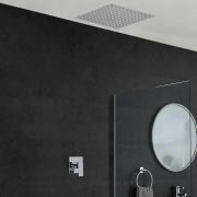 Milano Arvo - Chrome Shower with Recessed Shower Head (1 Outlet)