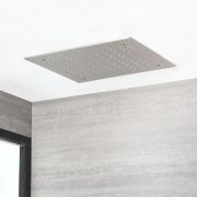 Milano Ashurst - 400mm Recessed Shower Head - Brushed Nickel