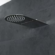 Milano Mirage - Modern 500mm Round Concealed Shower Head with Waterblade - Chrome