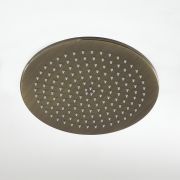 Milano Clarus - Modern Round 300mm Stainless Steel Shower Head - Aged Gold