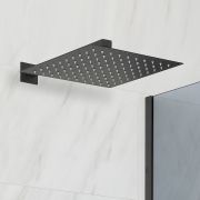 Milano Preto - Square 300mm Shower Head - Black
