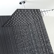 Milano Arvo - 400mm Square Ultra Thin Fixed Shower Head - Chrome