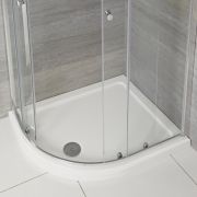 Milano Lithic - Low Profile Offset Quadrant Shower Tray - Choice of Size and Anti-Slip Option