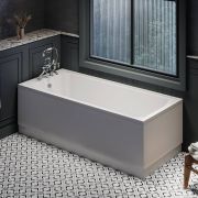 Milano Richmond - Traditional Art Deco Standard Bath - Choice of Size and Premium Panels