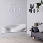 Milano Aruba - White Horizontal Designer Radiator - 472mm x 1780mm (Single Panel)