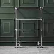 Milano Derwent - Floor Mounted Traditional Minimalist Heated Towel Rail - Choice of Finish