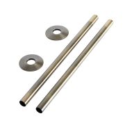 Milano - Brushed Gold Radiator Pipe Connectors (Pair)