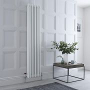 Milano Windsor - White Vertical Traditional Column Radiator - 1800mm x 380mm (Triple Column)