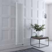 Milano Windsor - Traditional White Vertical Triple Column Electric Radiator - 1800mm x 380mm - Choice of Wi-Fi Thermostat
